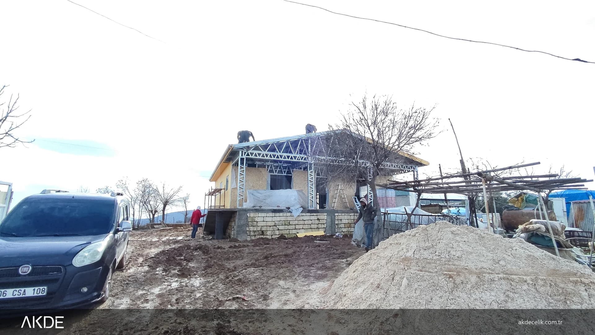 Adıyaman-Besni 150 M² Çelik Ev proje fotoğrafı